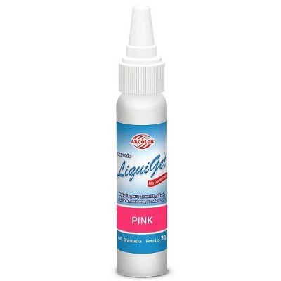 COR P/BOLO LIQUIGEL ARCOLOR PINK 30GR