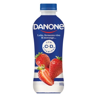 Iogurte Danone Morango Garrafa 850gr