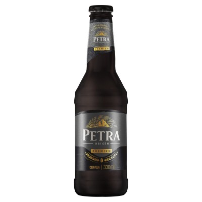 Cerveja Petra Premium  Escura Long neck 330ml