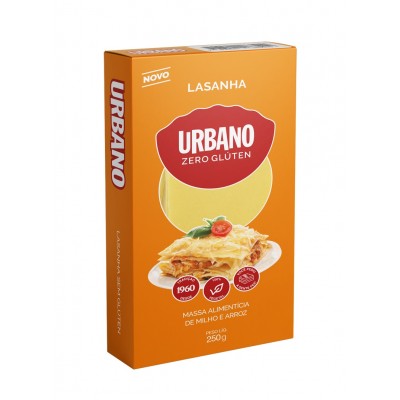 Massa Arroz E Milho Urbano Lasanh 250g