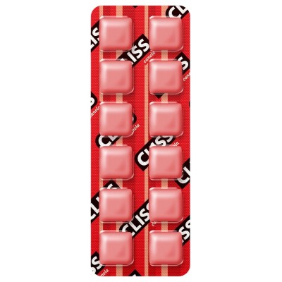 Chicle Florestal Cliss Canela Display Com 12 Cartelas 16,8gr