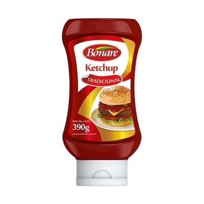 Ketchup Bonare Tradicional Top Down 390g