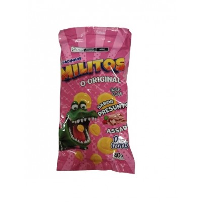 SALGADINHO MILITOS PRESUNTO 40G