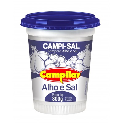 TEMPERO COMPLETO CAMPILAR ALHO/SAL 300GR