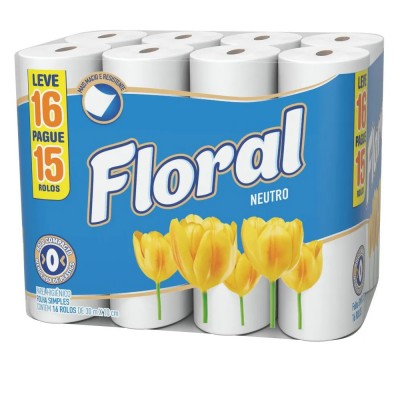 PAPEL HIG FLORAL 30MT L16P15