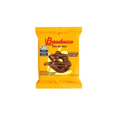 PAO DE MEL BAUDUCCO CHOC AO LEITE 30GR