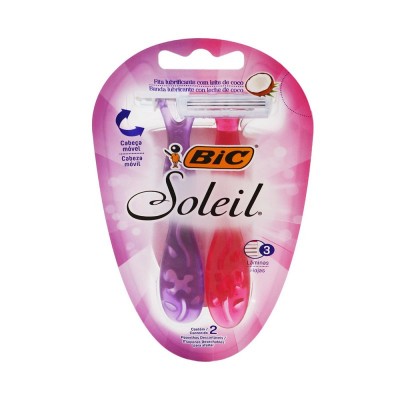 Aparelho Barbear Bic Fem Soleil Rosa/Roxo