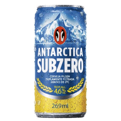 CERVEJA ANTARCTICA SUBZERO LT 269ML