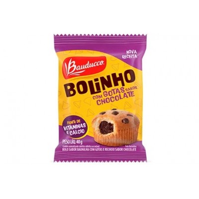 BOLINHO BAUDUCCO GOTAS DE CHOCOLATE 40G