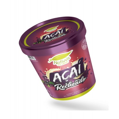 SORVETE NATIVUS ACAI RECHEADO 500ML