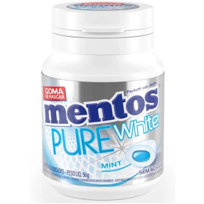 GOMA MENTOS PURE FRESH WHINTE 56GR