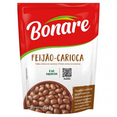 FEIJAO PRONTO BONARE CARIOCA SC 280GR