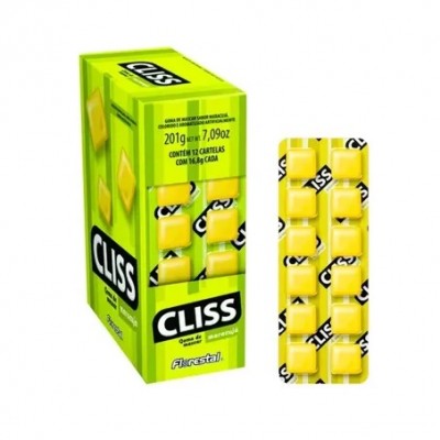 CHICLE FLORESTAL CLISS MARACUJA 16,8G