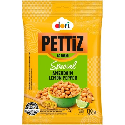 AMENDOIM DORI PETTIZ LEMON PEPPER 110GR