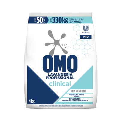 SABAO EM PO OMO CLINICAL S/PERF 4KG