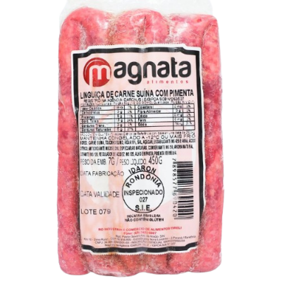 Linguiça de Carne Apimentada Magnata Aprox.450Gr