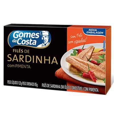 FILE SARDINHA G DA COSTA OLEO C/PIM 125G