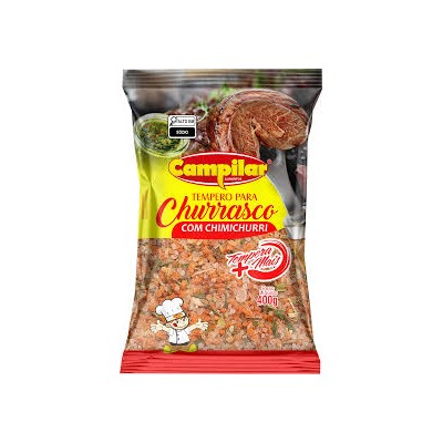 TEMPERO CAMPILAR CHURRASC C/CHIMICH 400G