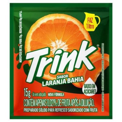 REFRESCO TRINK LARANJA BAHIA 15GR