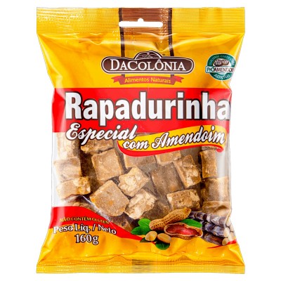 RAPADURINHA DACOLONIA C/AMENDOIM 160GR