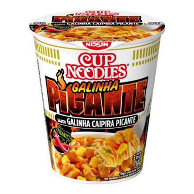 Nissin Cup Noodles Galinha Caipira Picante 68gr