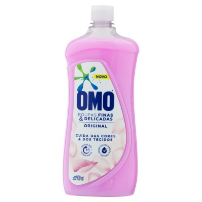 Sabão Líquido Roupas Finas E Delicadas Original Omo Frasco 900ml