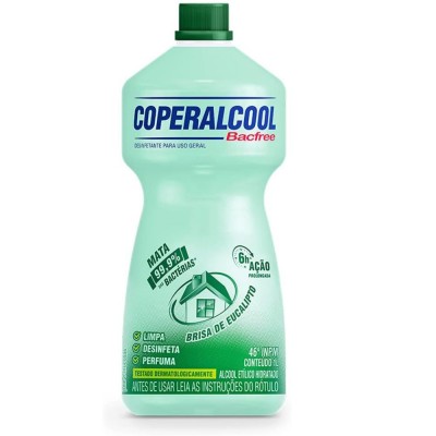 ALCOOL LIQ COOPERALCOOL EUCALIPT 46º 1LT