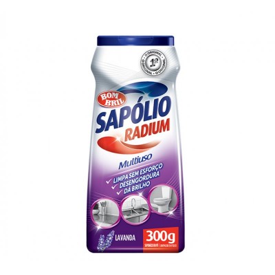 Sapolio Bombril Radium Po Lavanda 300gr