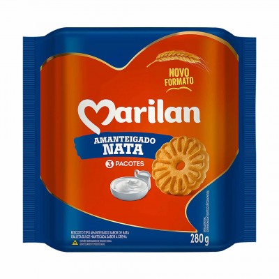 BISCOITO MARILAN AMANTEIGADO NATA 280GR