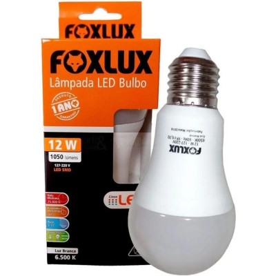 LAMPADA LED FOXLUX BULBO BIV 12W 6500K