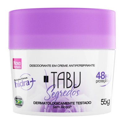 DESOD CREME TABU ANT SEGREDOS 55GR