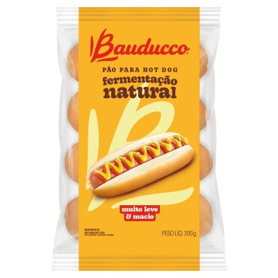 PAO BAUDUCCO HOT DOG 200GR