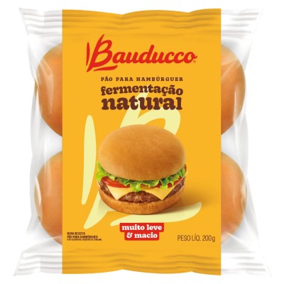 PAO BAUDUCCO PARA HAMBURGUER 200GR