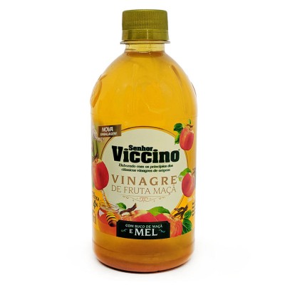 VINAGRE SENHOR VICCINO DE MACA/MEL 500ML