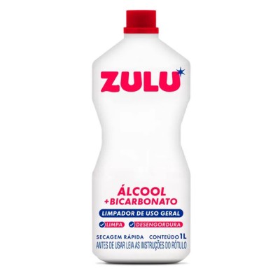 ALCOOL LIQ ZULU C/BICARBONATO 1LT