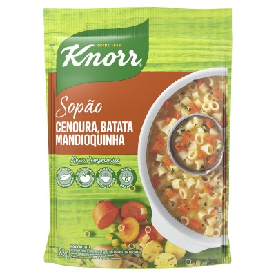 Sopão Cenoura, Batata E Mandioquinha Knorr Sachê 183g