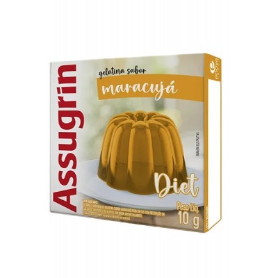 GELATINA ASSUGRIN DIET MARACUJA 10GR