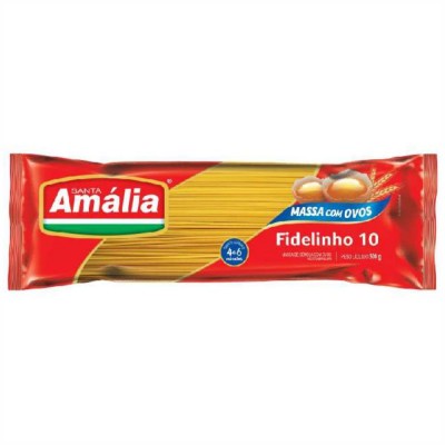 Macarrão Santa Amália Fidelinho C/Ovos Nº10 500gr