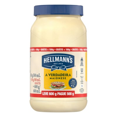 MAIONESE HELLMANNS PET LV+PG- 600GR