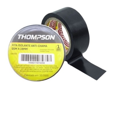 FITA ISOLANTE THOMPSON ANTI CHAMA 5MT