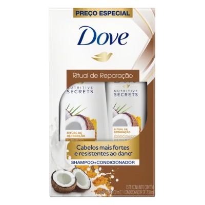 KIT DOVE SH350+COND175ML RITUAL REPARAC