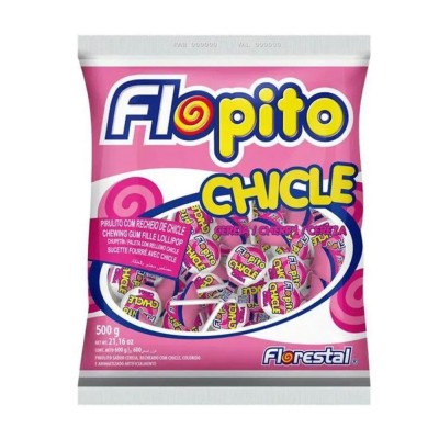 PIRULITO FLORESTAL FLOPITO CEREJA 500GR