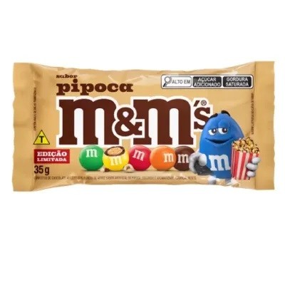 CHOC M&MS PIPOCA SC 35G