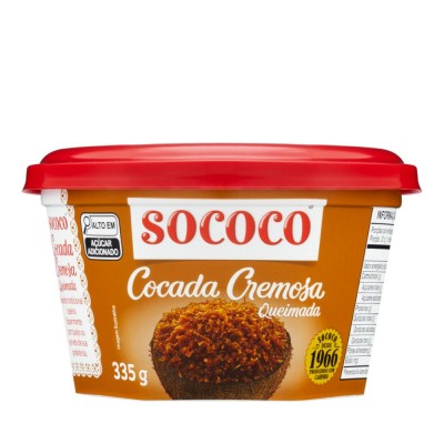 COCADA CREMOSA SOCOCO QUEIMADA 335GR