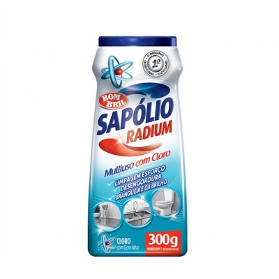 Sapolio Bombril Radium Po Cloro 300gr