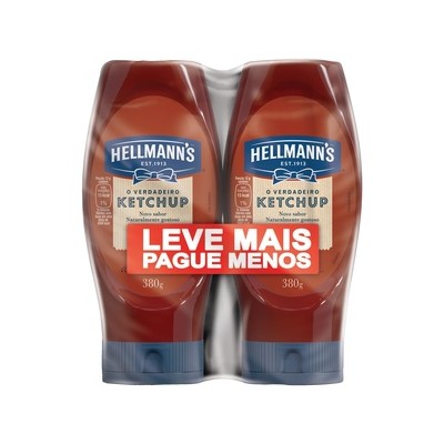 KETCHUP HELLMANNS TRAD PROMO SQZ 2X380GR