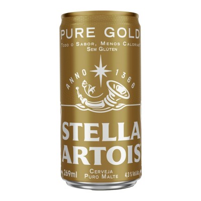 Cerveja Stella Artois Pure Gold Lata 269ml