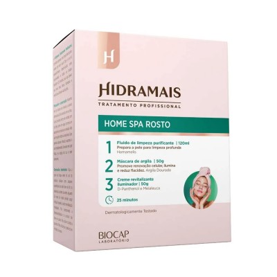 Kit Tratamento Hidramais Home Spa Rosto 