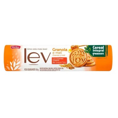 Biscoito Marilan Lev Granola e Mel 150Gr