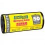 Saco de Lixo D.Roll Preto Refil Ecologico Rolo 50Lt 50 Unidades